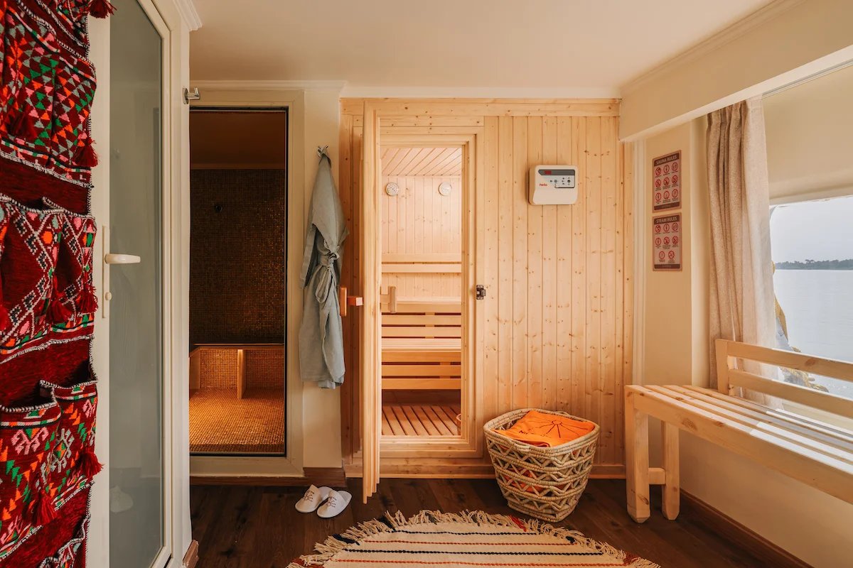 Spa and sauna on board
