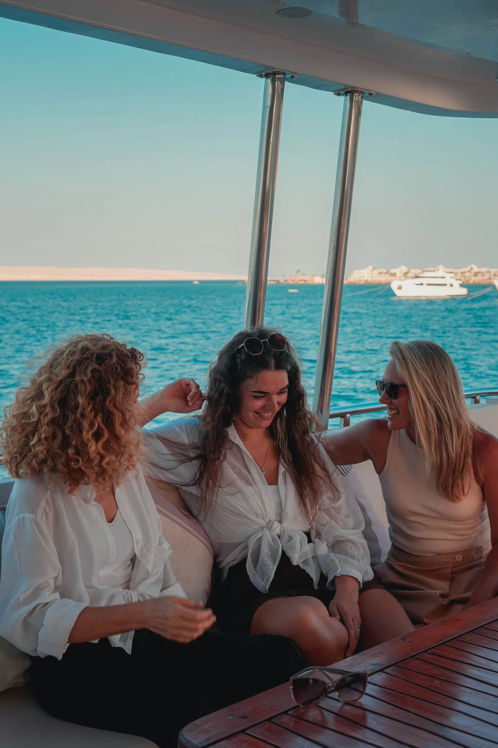 Guests on deck